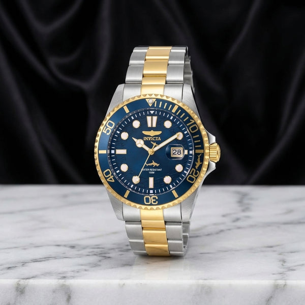 Reloj Invicta Pro Diver Mecánico de Cuarzo, Dos Tonos con Bisel Fijo