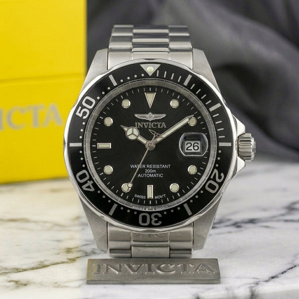 Reloj Invicta Pro Diver Automático en Acero Inoxidable con Bisel Unidireccional