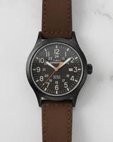 Reloj Timex Expedition para Hombre, Acero Inoxidable y Brazalete de Cuero