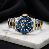 Reloj Invicta Pro Diver Mecánico de Cuarzo, Dos Tonos con Bisel Fijo